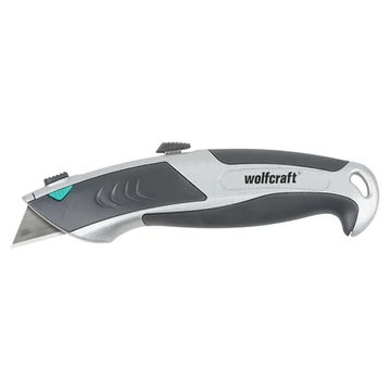 Wolfcraft Profi trapézpengés kés, automata pengeutántöltővel