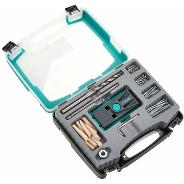 4642100 Wolfcraft Undercover Jig csavarozókészlet rejtett csavarkötéshez, torx