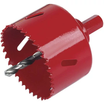 Wolfcraft BiM lyukfűrész hatszögszárral és központfúróval, Ø80mm, d=40mm