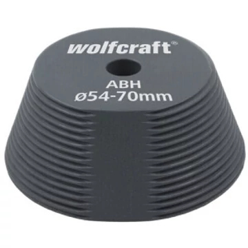 Wolfcraft Körkivágó adapter furatbővítéshez, Ø54-70 mm furathoz, min. Ø76 lyukfűrészhez
