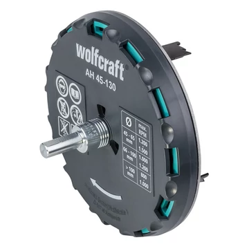 Wolfcraft AH 45-130 állítható lyukfűrész szárazépítéshez