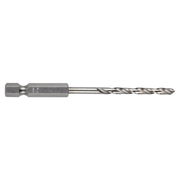 Wolfcraft Spirálfúró HSS csiszolt, hatszögszárú, Ø3.5mm