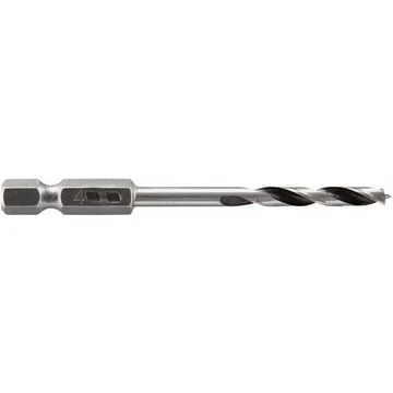Wolfcraft Fafúró Ø4x75 mm CV hatszögbefogású l=40mm