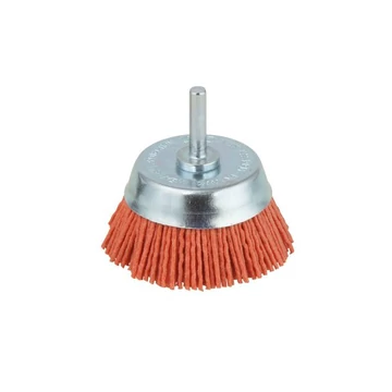 Wolfcraft Nejlonszálas üregelő kefe S=6mm Ø65mm, durva, fúrógéphez
