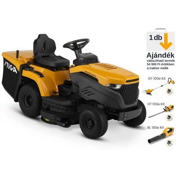 *KULCSRAKÉSZEN+INGYENES HÁZHOZSZÁLLÍTÁS+!AJÁNDÉK!*  STIGA fűgyűjtős fűnyíró traktor ESTATE SPECIAL Honda GCV 530 V2 hengeres motor, hidosztatikus váltó és nyomóolajzás