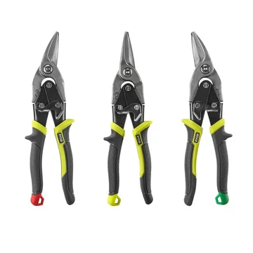 5132006054 Ryobi RHAS3PC 3 db-os Heavy Duty Aviation lemezvágó ollók készlet