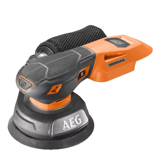 AEG BEX18SBL-125-0 18v akkus szubkompakt szénkefementes excenter csiszoló akku és töltő nélkül 4935498212