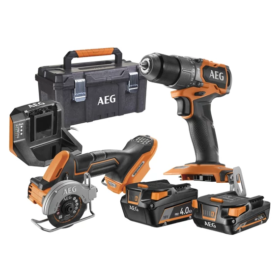 AEG PRO18V FR18-AS-2SC-X02TB erőcsomag akkuval és töltővel 4935498988