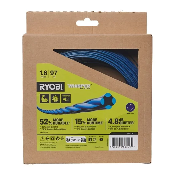 Ryobi RAC176 97m 1.6mm-es csendes vágódamil 5132006580