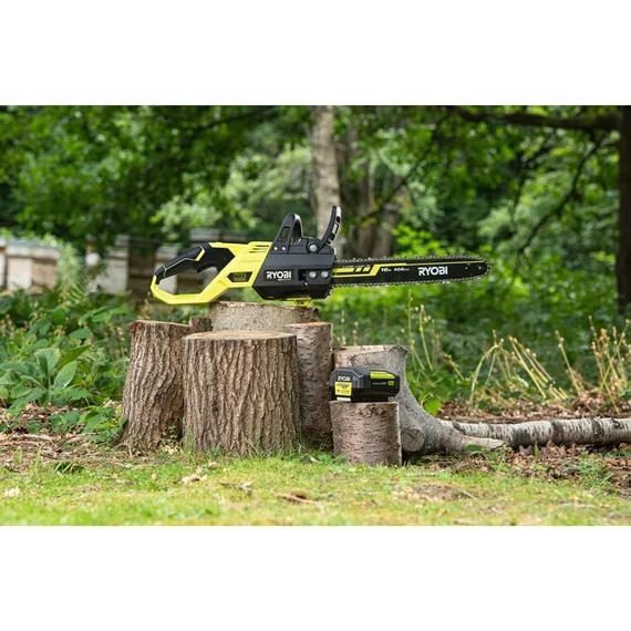 Ryobi MAX POWER RY36CSX40B-0 36V szénkefe nélküli 40cm láncfűrész akkumulátor és töltő nélkül 5133004898