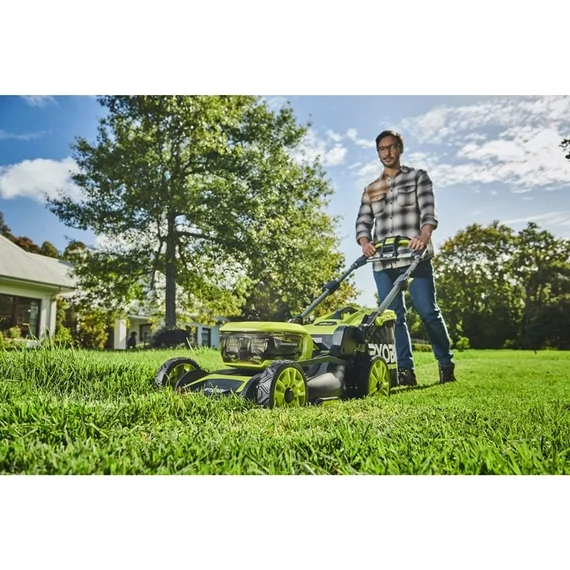Ryobi MAX POWER RY36LMXSP46A-150 36V szénkefe nélküli 46 cm-es önjáró fűnyíró 5,0ah akkuval és töltvel  5133004913