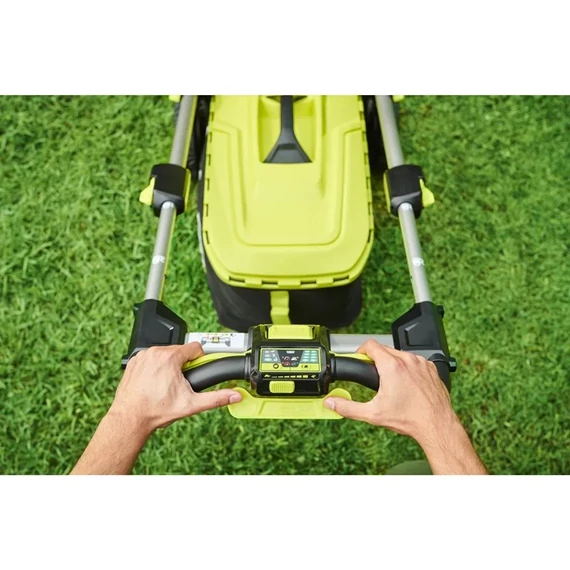 Ryobi MAX POWER RY36LMXSP46A-150 36V szénkefe nélküli 46 cm-es önjáró fűnyíró 5,0ah akkuval és töltvel  5133004913