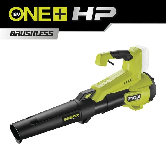 Ryobi ONE+ HP RY18BLXC-0 18V kkumulátoros HP szénkefe nélküli WHISPER™ halk lombfúvó akku és töltő nélkül 5133005355