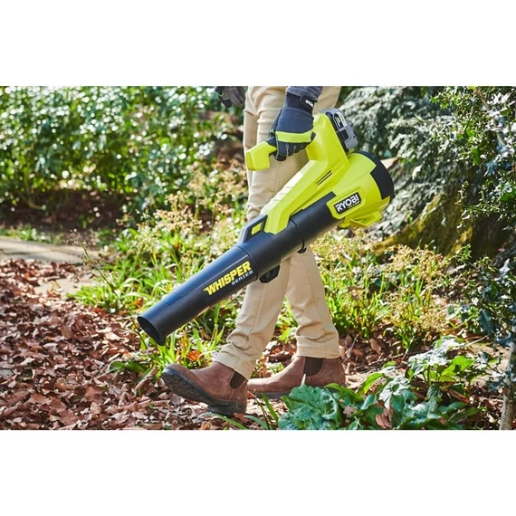 Ryobi ONE+ HP RY18BLXC-0 18V kkumulátoros HP szénkefe nélküli WHISPER™ halk lombfúvó akku és töltő nélkül 5133005355