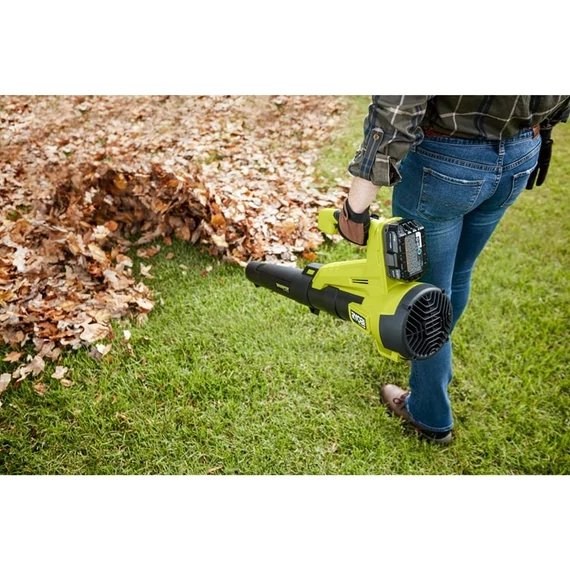 Ryobi ONE+ HP RY18BLXC-0 18V kkumulátoros HP szénkefe nélküli WHISPER™ halk lombfúvó akku és töltő nélkül 5133005355