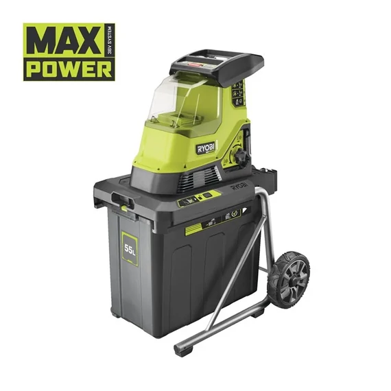 Ryobi MAX POWER RY36SHX40-0 36V akkumulátoros csendes működésű aprítógép akkumulátor és töltő nélkül 5133005451