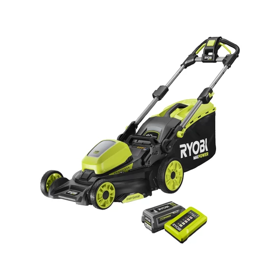 5133005463 Ryobi MAX POWER RY36LMXP40A-150 36V szénkefe nélküli 40 cm-es fűnyíró Power Assist rásegító funkcióval (1 x 5,0 Ah)akkuvel és töltővel