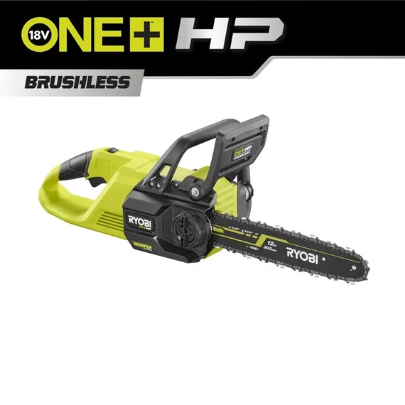 Ryobi ONE+ HP RY18CSX30A-0 18V szénkefe nélküli HP Whisper™ halk, 30 cm-es láncfűrész akku és töltő nélkül 5133005465