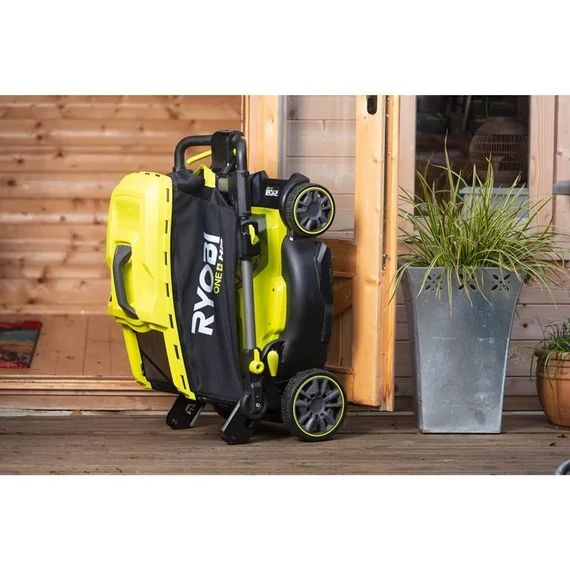 Ryobi ONE+ HP RY18LMX40B-0 18V ONE+™ akkumulátoros szénkefe nélküli fűnyíró 40 cm-es vágószélességgel akku és töltő nélkül 5133005479