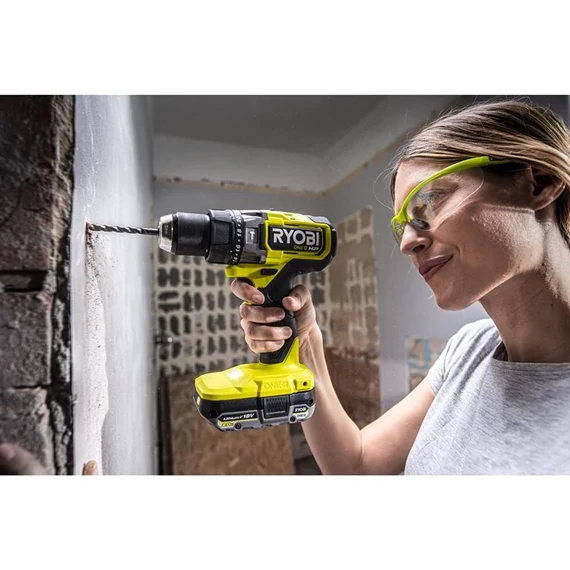 Ryobi ONE+ HP RPD18X-1C50S 18 V nagyteljesítményű szénkefe nélküli ütvefúró-csavarozó (5.0Ah)akkuval és töltővel táskában 5133005510