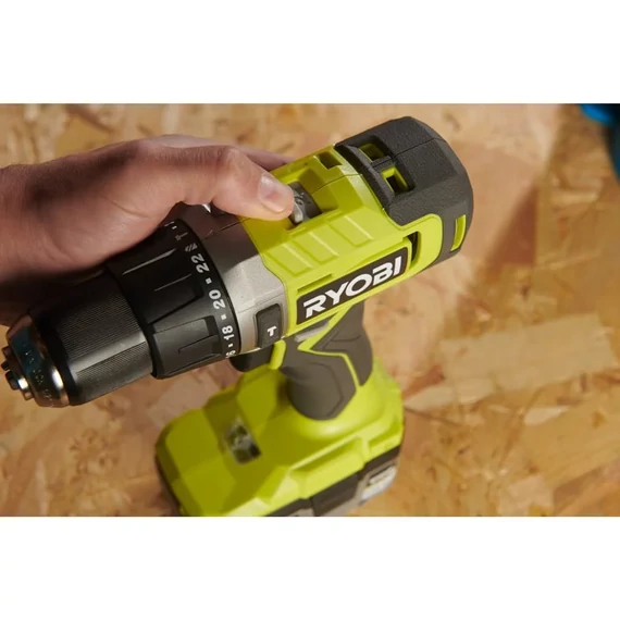 Ryobi ONE+ HP RPD18-2C52S 18 V akkumulátoros ütvefúró-csavarozó (1x5.0Ah & 1x2.0Ah) akkukal és tölltővel táskában 5133005526