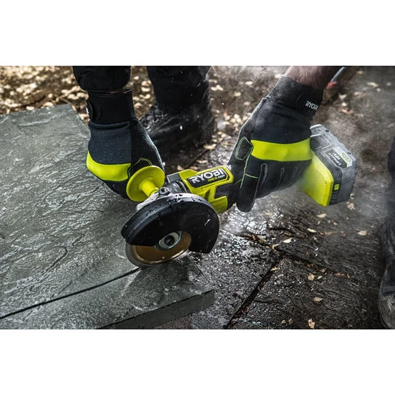 Ryobi ONE+ HP RAG18X-1C40S 18V akkus szénkefementes sarokcsiszoló 4Ah akkuval töltővel táskában  5133005614
