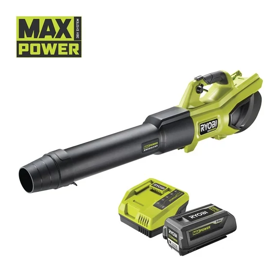 Ryobi MAX POWER RY36BLXB-150 szénkefe nélküli Whisper™ lombfúvó akkuval töltővel 5133005665
