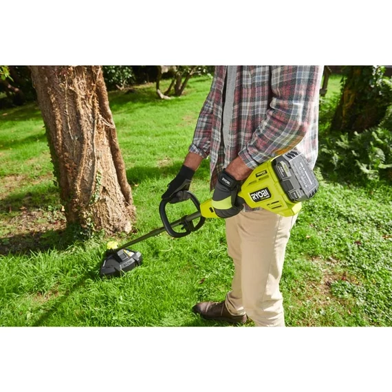 Ryobi ONE+ HP RY18LTX38A-0 18V akkumulátoros szénkefe nélküli HP nagy teljesítményű WHISPER 38 cm-es szegélyvágó akku és töltő nélkül  5133005730