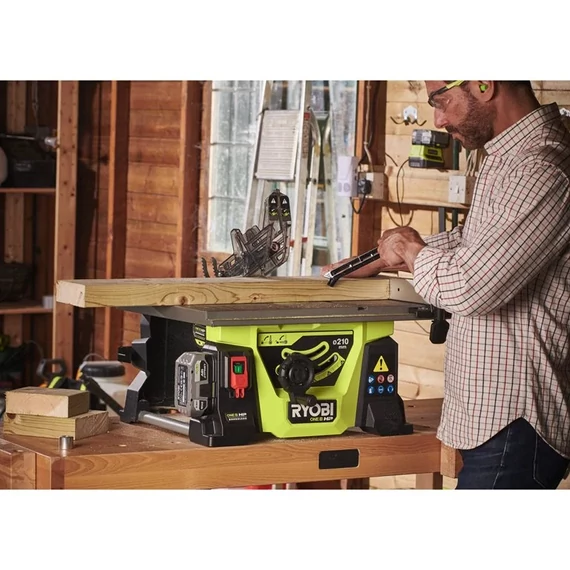 Ryobi RTBS18X-0 ONE+ 18V HP akkumulátoros 210 mm-es asztali 5133005735körfűrész akku és töltő nélkül 