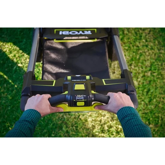 Ryobi MAX POWER RY36LMXSP53A-160 36V szénkefe nélküli 53 cm-es önjáró fűnyíró 6,0ah akkuval és töltővel 5133005802 