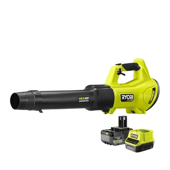 Ryobi ONE+ HP RY18BLXD-150 18V akkumulátoros turbó lombfújó 5,0Ah akkumulátorral és töltővel 5133005952