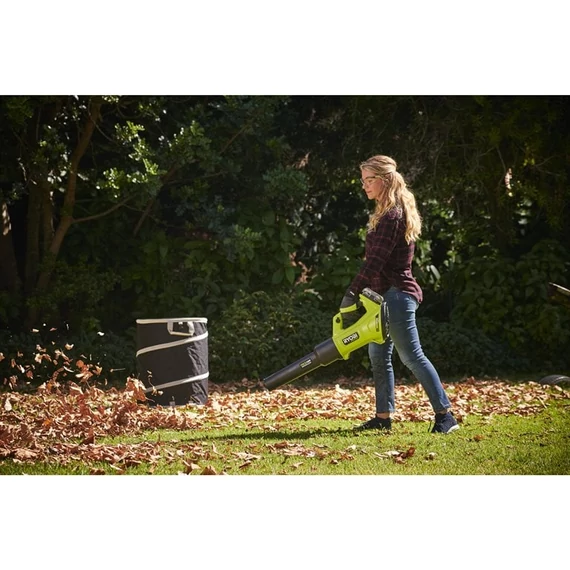 Ryobi ONE+ HP RY18BLXD-150 18V akkumulátoros turbó lombfújó 5,0Ah akkumulátorral és töltővel 5133005952