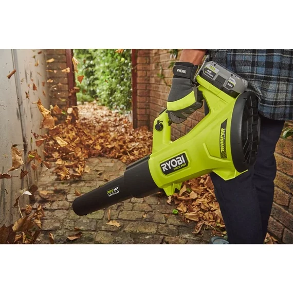 Ryobi ONE+ HP RY18BLXD-150 18V akkumulátoros turbó lombfújó 5,0Ah akkumulátorral és töltővel 5133005952