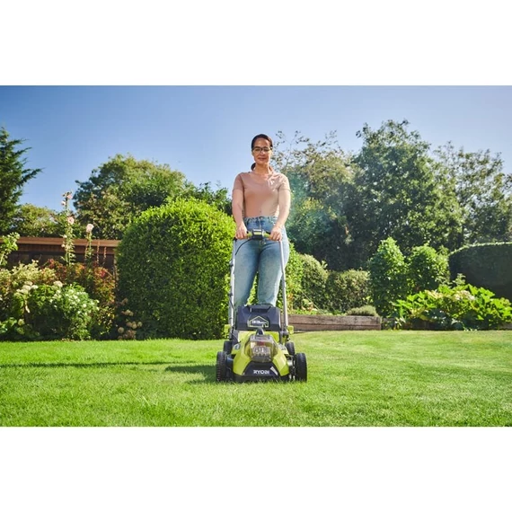 Ryobi ONE+ HP RY18LMX33A-0 18V szénkefe néküli 33cm fűnyíró akku és töltő nélkül  5133006286