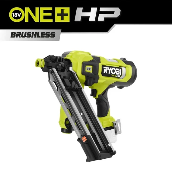 Ryobi ONE+ HP RFN1834X 18V 34° akkumulátoros szénkefe nélküli szegbelövő akku és töltő nélkül 5133006361