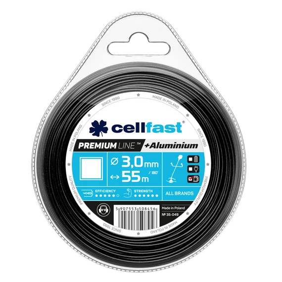 CELLFAST Damil szögletes PREMIUM 3,0 mm x 55 m 35-049