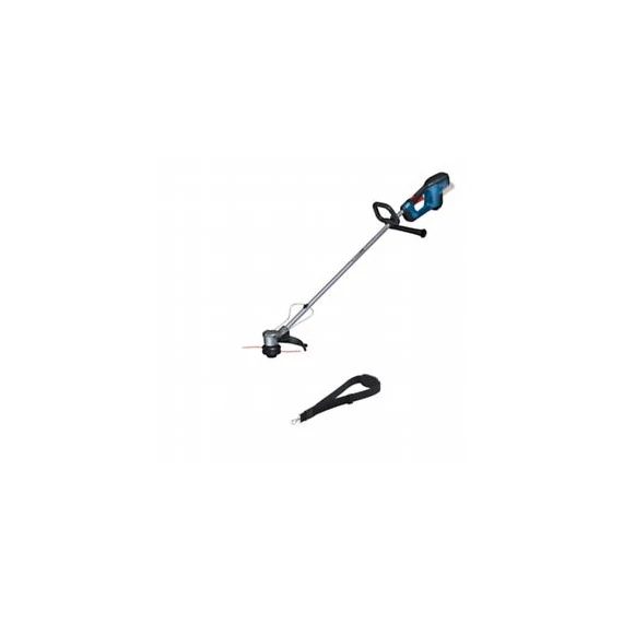 Bosch GRT 18V-33 Fűkasza (akku és töltő nélkül; vállpánttal; orsóval és damillal; növényvédő kengyellel), kartondobozban 06008D0000