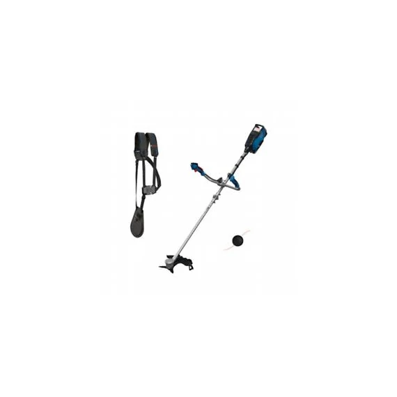 Bosch GFR 18V-25BH Bozótvágó (akku és töltő nélkül; vállpánttal; Pro-Tap orsóval és damillal; növényvédő kengyellel; 3 fogú késsel), kartondobozban 06008D1200