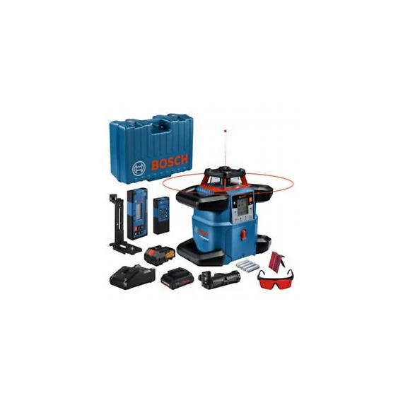 Bosch GRL 600 CHV forgólézer (1x4,0Ah ProCore) + RB 60 tartó + RC 6 távirányító + WM 6 fali tartó + GAL 18V-40 Professional gyorstöltő 0601061F00