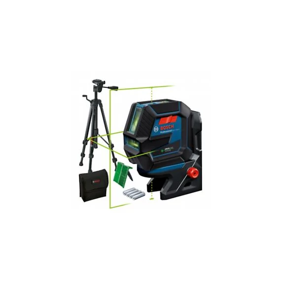 Bosch GCL 2-50 G  zöld  kombilézer + RM 10 tartó + BT 150 állvány 0601066M01