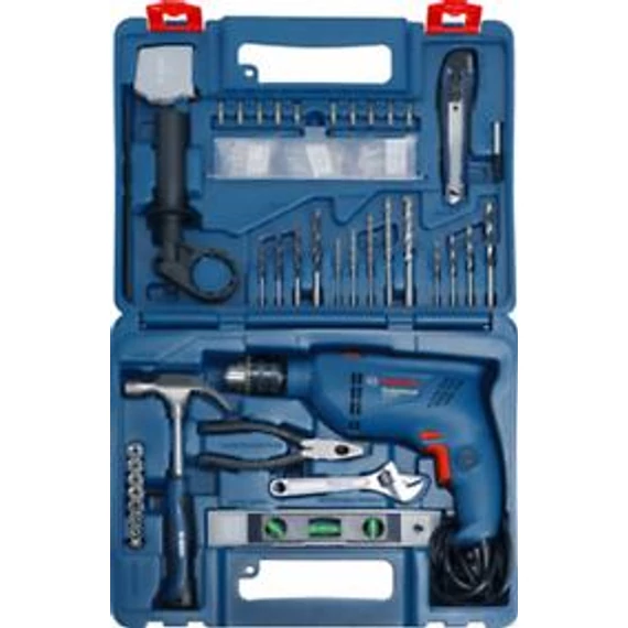 Bosch GSB 600 Ütvefúrógép (100 részes tartozékszettel) 06011A0321