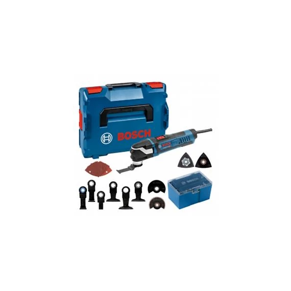 Bosch GOP 40-30 Multifunkcionális vágószerszám + Tartozékkészlet L-Boxxban 0601231001