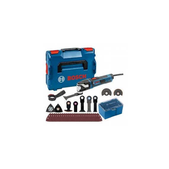 Bosch GOP 55-36 Multifunkcionális vágószerszám + Tartozékkészlet L-Boxxban  0601231101