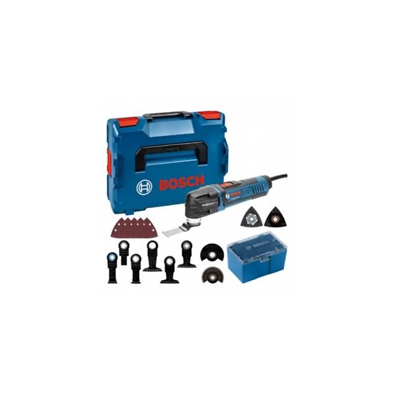 Bosch GOP 30-28 Multifunkcionális vágószerszám + Tartozékkészlet L-Boxxban  0601237000