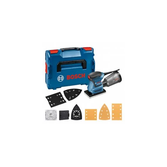 Bosch GSS 160 Multi Rezgőcsiszoló + Tartozékkészlet L-Boxx-ban 06012A2300