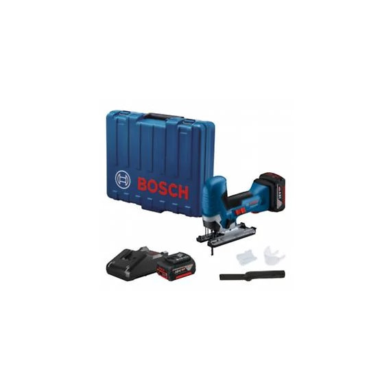 Bosch GST 185-LI Akkus szúrófűrész asztalos markolattal (2x4.0 Ah, GAL 18V-40) kofferben 06015B2022
