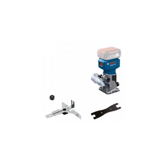 Bosch GLF 18V-8 Professional Akkus élmaró (porelszívó, 35/45 mm, élvezető, 45 mm, szerelőkulcs, 13/17 mm, befogópatron-készlet, 6 mm, befogópatron-készlet, 8 mm) kartondobozban 06016C6020