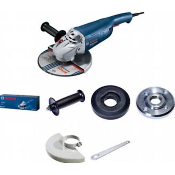 Bosch GWS 2200-230 sarokcsiszoló lágy indítással és újraindítás elleni védelemmel 06018C1320