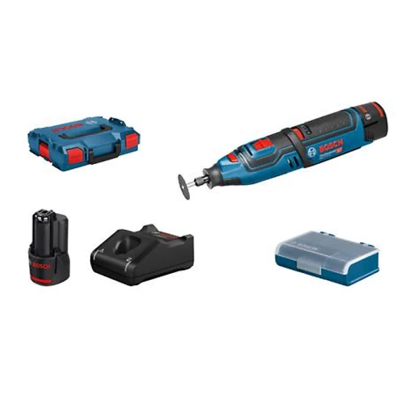 Bosch GRO 12V-35 Akkus forgószerszám (2x2,0Ah) L-Boxx-ban 06019C5001