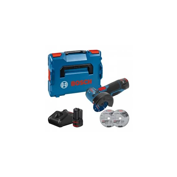 Bosch GWS 12V-76 Akkus sarokcsiszoló (2x3,0Ah) L-Boxx-ban 06019F200B